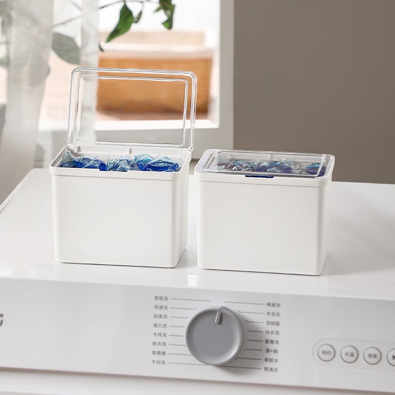 Small Storage Box Transparent Desktop Small Objects Sundries With Lid Storage Box Plastic Card Drawer Organizing Box - Image 5